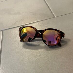Rheos Tortoiseshell Sunglasses with Mirrored Lenses